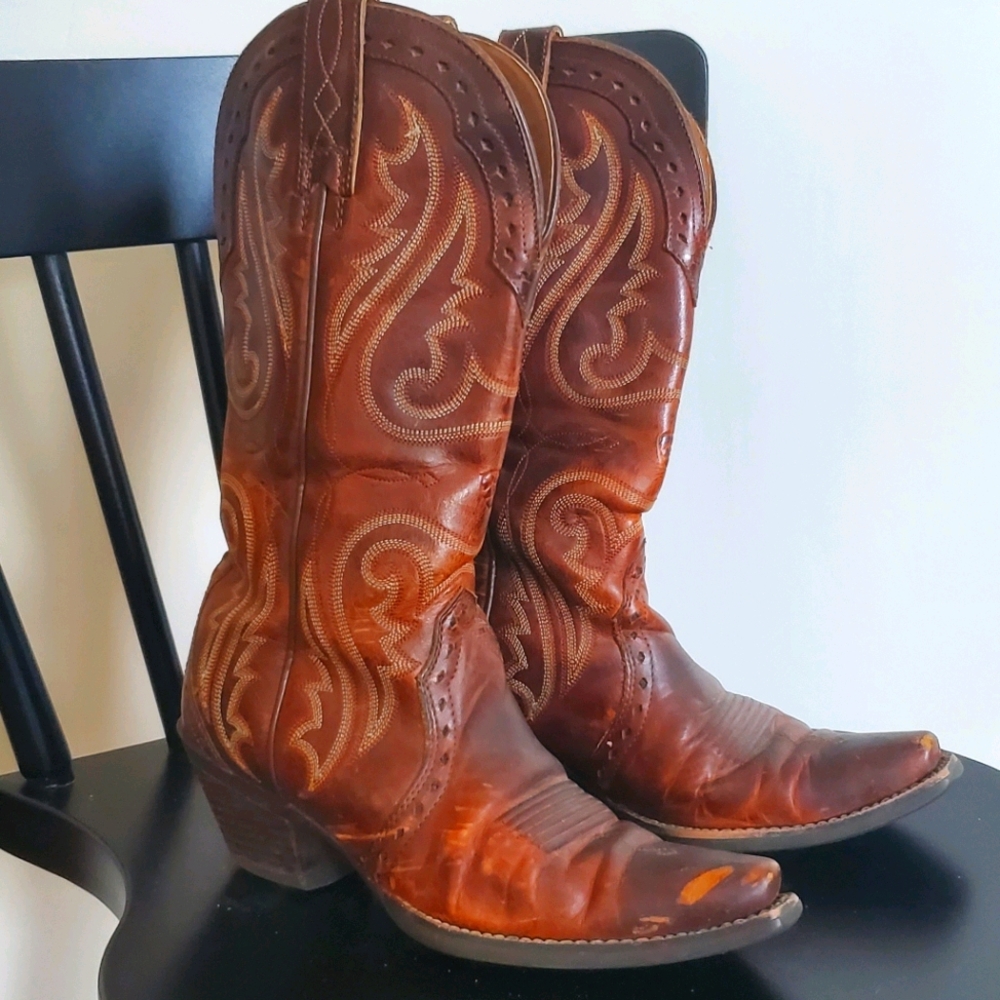 Ariat Leather Cowboy Boots